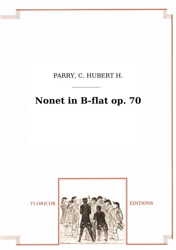 NONET in Bb major Op.70 (score & parts)