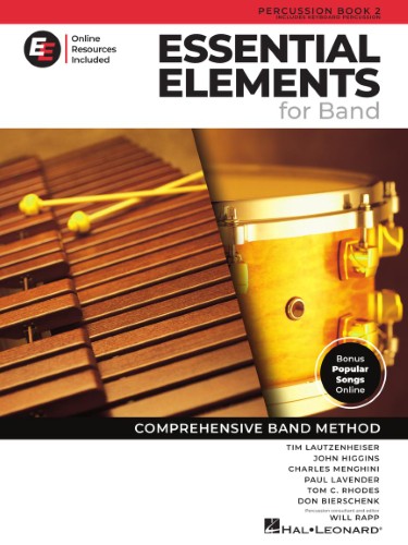 ESSENTIAL ELEMENTS for Band -  Percussion/Keyboard Book 2 + Online Resources