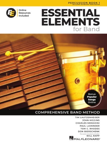 ESSENTIAL ELEMENTS for Band - Percussion/Keyboard Book 1 + Online Resources