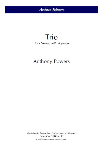 TRIO for Clarinet, Cello & Piano