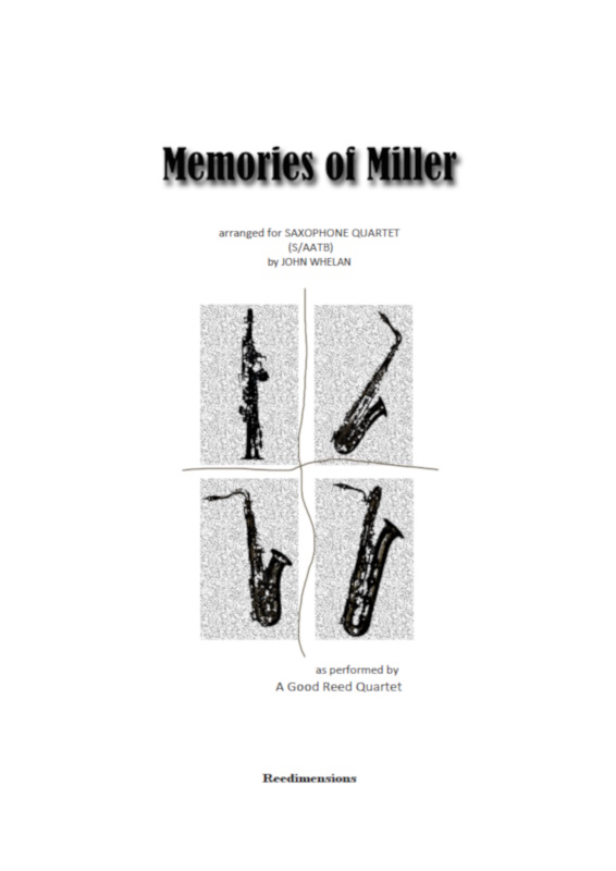 MEMORIES OF MILLER (score & parts)