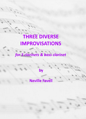 THREE DIVERSE IMPROVISATIONS (score & parts)