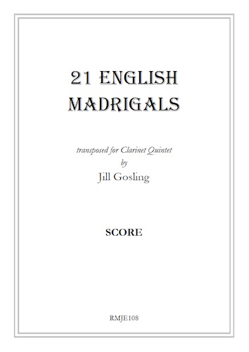 ENGLISH MADRIGALS (score & parts)