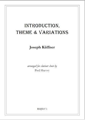 INTRODUCTION, THEME & VARIATIONS (score & parts)