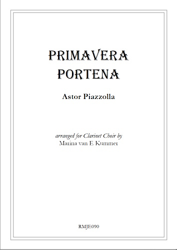 PRIMAVERA PORTENA (Tango) score & parts