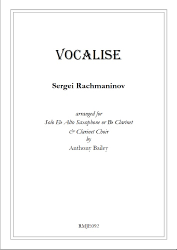 VOCALISE score & parts