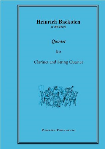 CLARINET QUINTET Op.15 (score & parts)