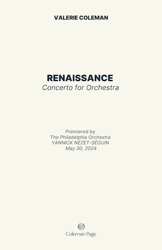 RENAISSANCE CONCERTO Conductor's Score