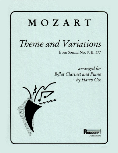 THEME AND VARIATIONS from Sonata No.9 K377