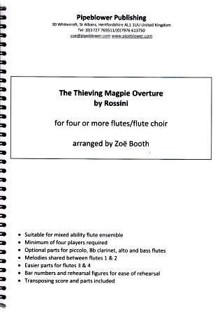 THE THIEVING MAGPIE Overture score & parts