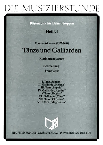 DANCES AND GALLIARDS (score & parts)