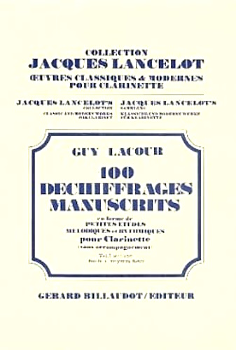 100 DECHIFFRAGES MANUSCRITS Volume 1