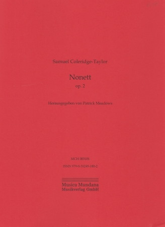 NONET in F minor Op.2 (score)