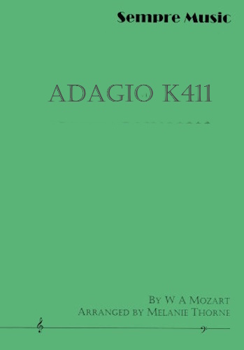 ADAGIO K411 (score & parts)