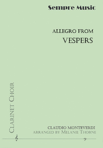 ALLEGRO from Vespers (score & parts)