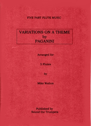 VARIATIONS ON A THEME BY PAGANINI (score & parts)
