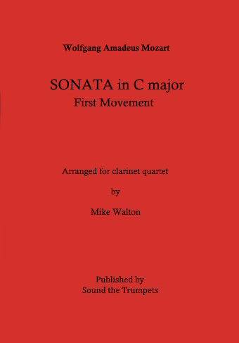 SONATA in C major, First Movement (score & parts)