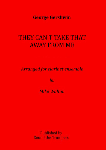 THEY CAN'T TAKE THAT AWAY FROM ME (score & parts)