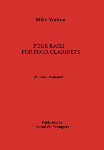 4 RAGS FOR 4 CLARINETS (score & parts)