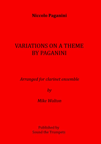 VARIATIONS ON A THEME BY PAGANINI (score & parts)