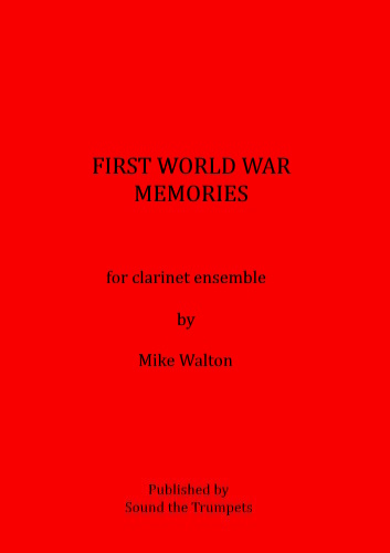 FIRST WORLD WAR MEMORIES (score & parts)