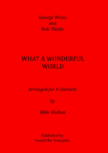 WHAT A WONDERFUL WORLD (score & parts)