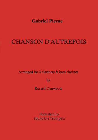 CHANSON D'AUTREFOIS Op.14 No.5 (score & parts)