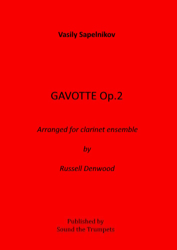 GAVOTTE Op.2 (score & parts)