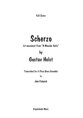SCHERZO (score & parts)