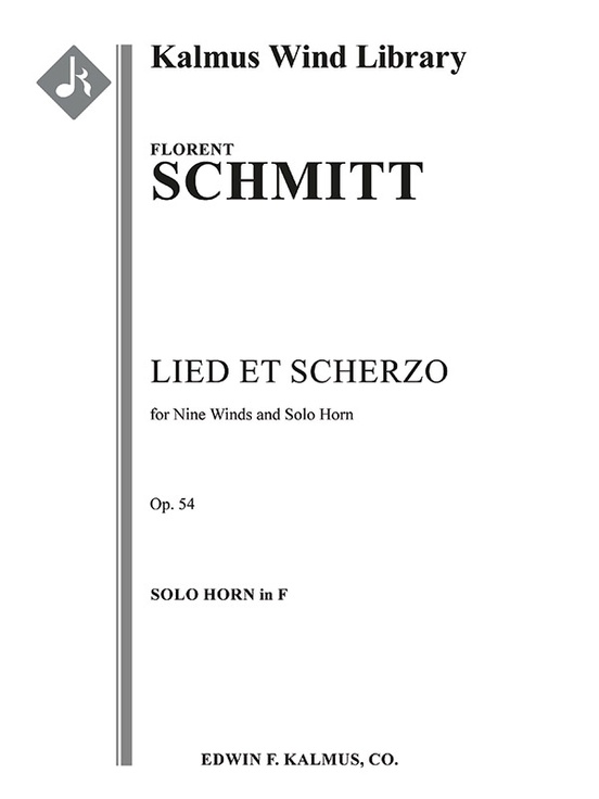 LIED ET SCHERZO Op.54 (Horn solo)