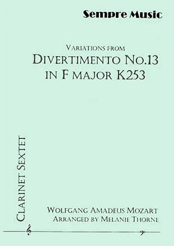 VARIATIONS from Divertimento No.13 in F, K253
