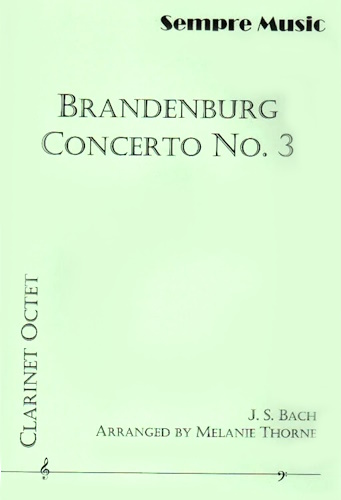 BRANDENBURG CONCERTO No.3 (score & parts)