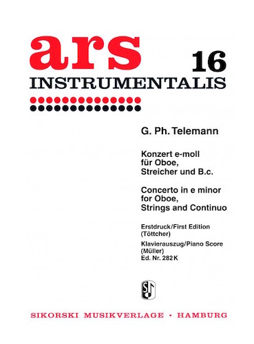 CONCERTO in E minor TWV 51:e1
