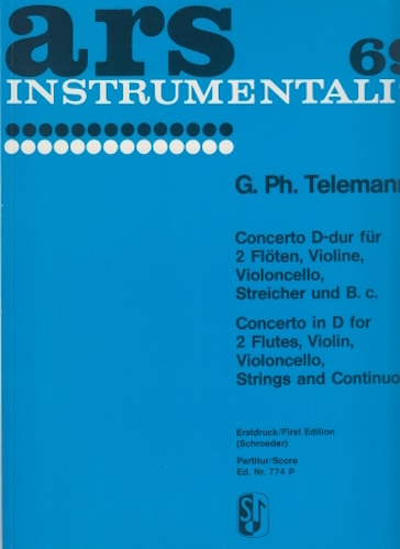 CONCERTO in D orchestral string set