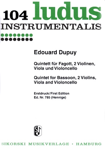 QUINTET in A minor (set of parts)