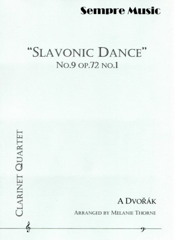 SLAVONIC DANCE No.9, Op.72 No.1 (score & parts)