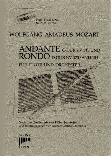 ANDANTE & RONDO score, parts & piano reduction