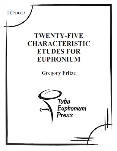 TWENTY-FIVE CHARACTERISTIC ETUDES (bass clef)