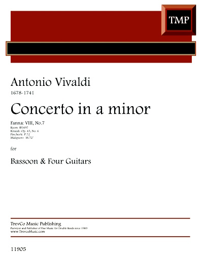 CONCERTO in A minor F8 No.7