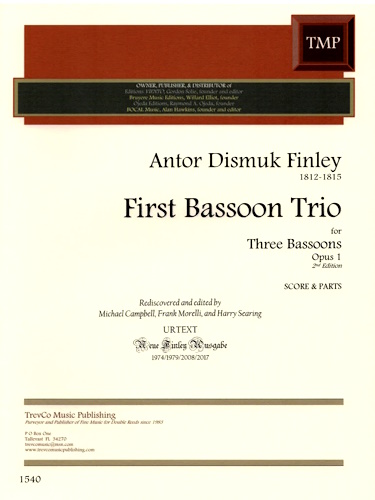 1ST BASSOON TRIO Op.1