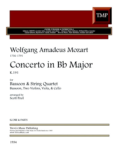 CONCERTO in Bb major K191