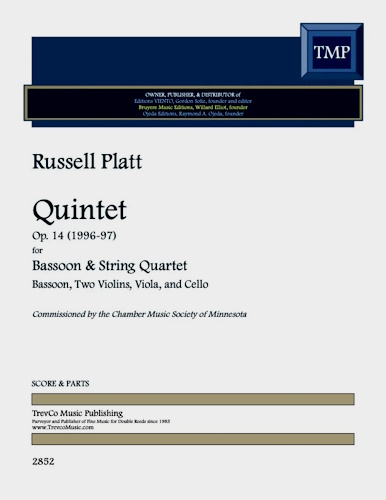 QUINTET for Bassoon & String Quartet