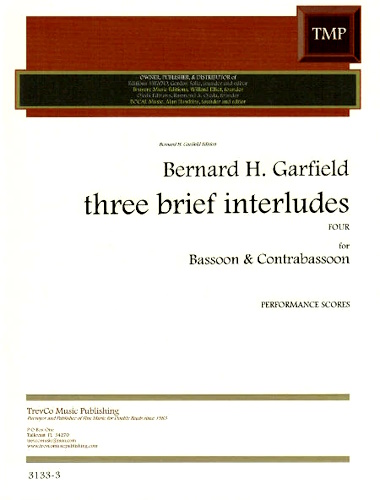 3 BRIEF INTERLUDES FOUR