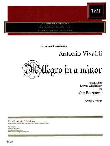 ALLEGRO in A minor (score & parts)