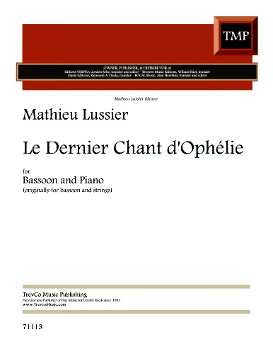 LE DERNIER CHANT D'OPHELIE