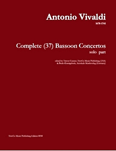 COMPLETE BASSOON CONCERTOS Solo Parts Volume 2
