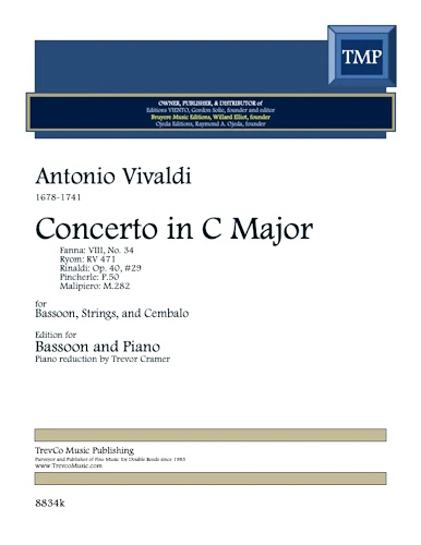 CONCERTO in C major F8/34