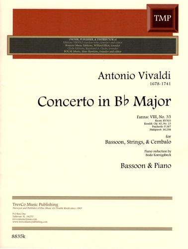 CONCERTO in Bb major F8/35