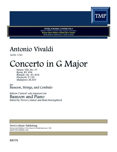 CONCERTO in G major F8/37
