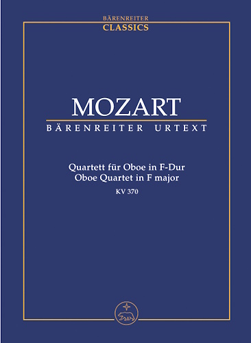 QUARTET in F major KV370 (368b) Pocket Score